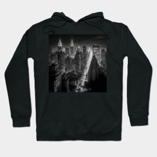 Life in Black and White New York City Hoodie